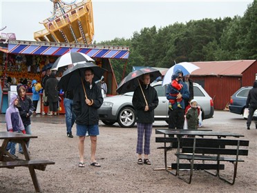 Böda Marknad Söndag o regn