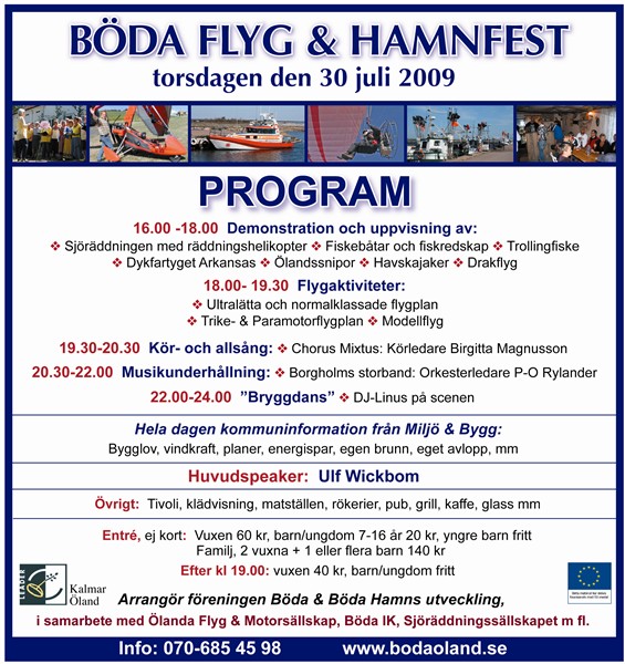 B&ouml;da Flyg & Hamnsfest 2009